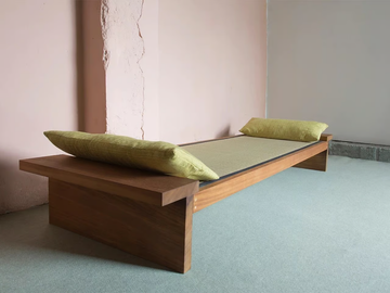 DAYBED - Japanese style solid wood day bed by Vivere Zen - view 3
